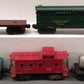 Lionel Vintage O Gauge Freight Cars: 6257, 3356, 2555, 6112, Flatcar [5] VG