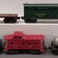 Lionel Vintage O Gauge Freight Cars: 6257, 3356, 2555, 6112, Flatcar [5] VG