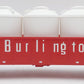 American Flyer 6-48525 S Scale Burlington Northern Gondola With Cannisters EX/Box