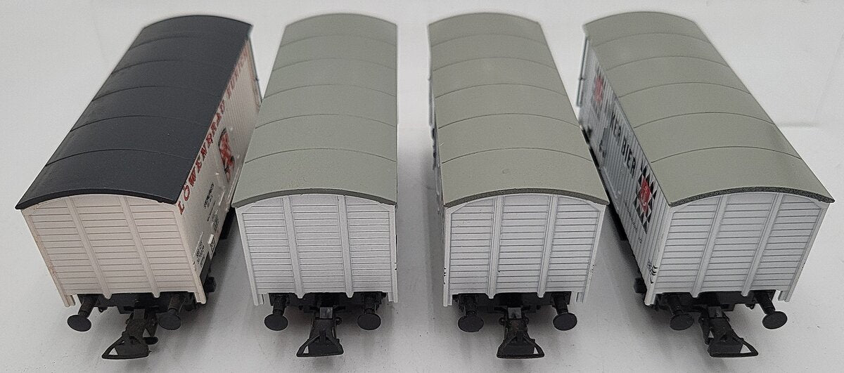 Liliput HO Scale SBB Boxcar Assortment: 24851, 24952, 24951 [4] EX/Box