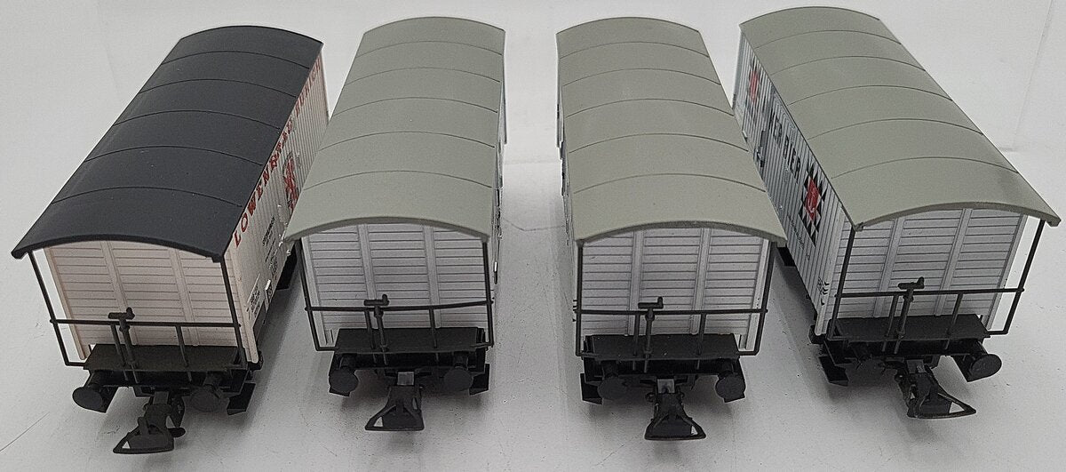 Liliput HO Scale SBB Boxcar Assortment: 24851, 24952, 24951 [4] EX/Box