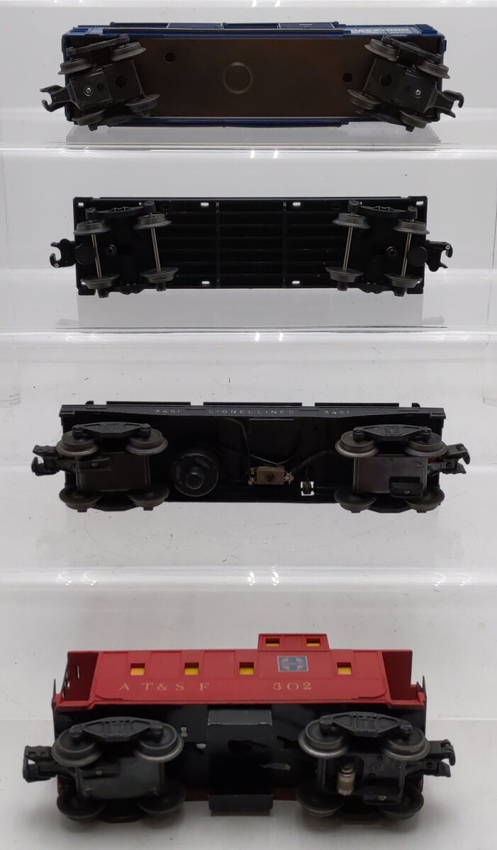 Lionel Vintage O Gauge Freight Cars #6468,3451,302 [4] VG