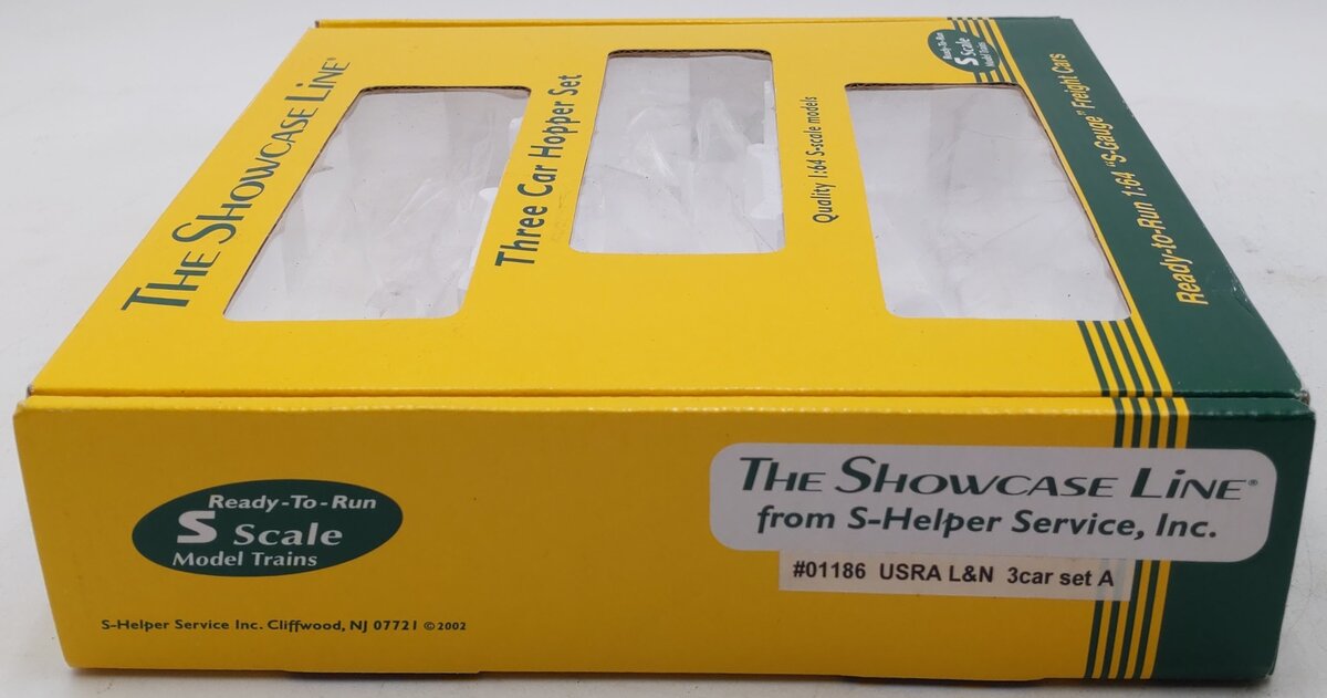 S-Helper 01186 S Scale Louisville and Nashville USRA 3 Car Hopper Set (A) LN/Box