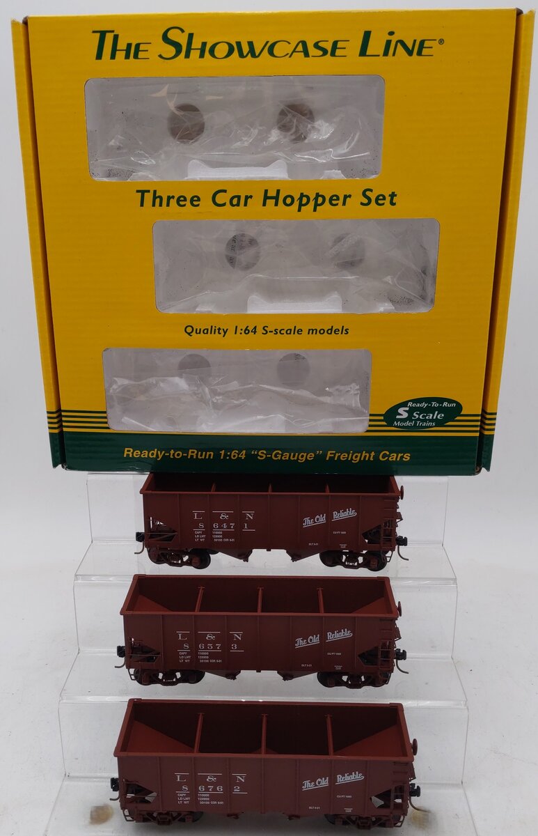 S-Helper 01186 S Scale Louisville and Nashville USRA 3 Car Hopper Set (A) LN/Box