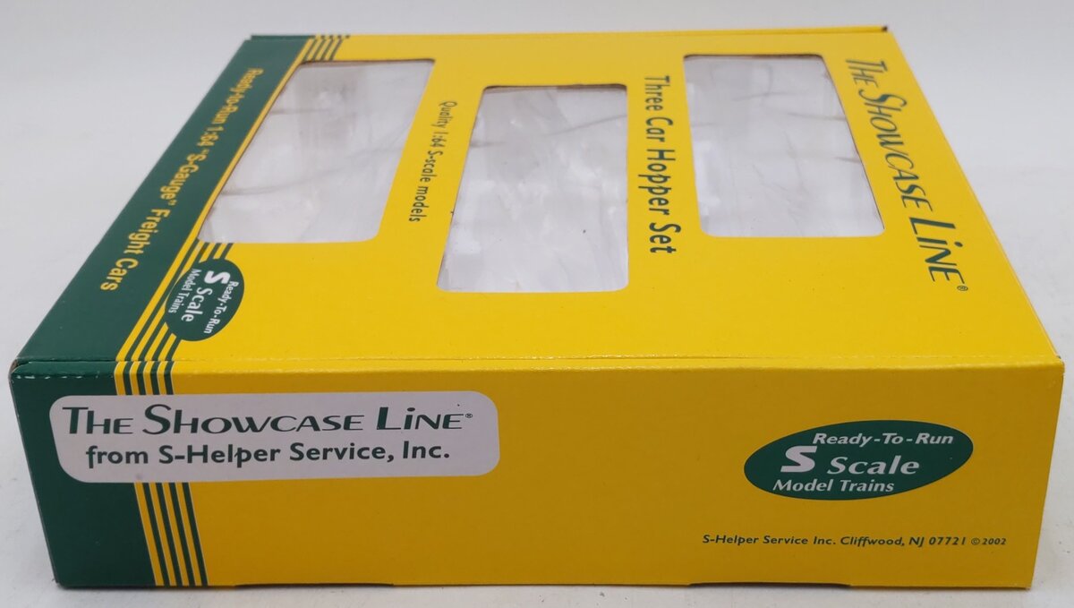S-Helper 01206 S Gauge Peabody Short Line Hopper Car (Set of 3) LN/Box