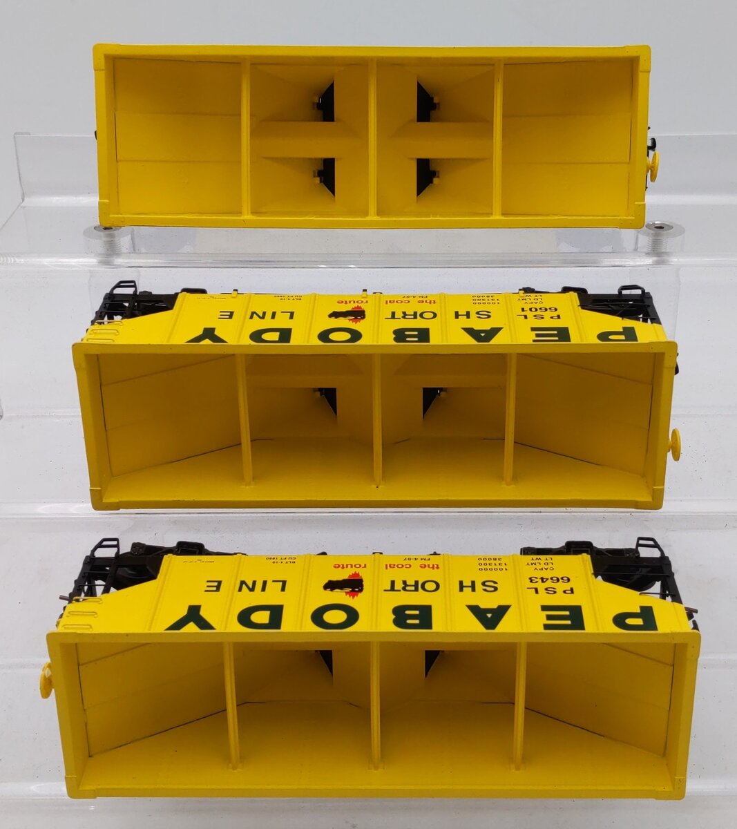 S-Helper 01206 S Gauge Peabody Short Line Hopper Car (Set of 3) LN/Box