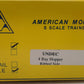 American Models S Scale Undecorated Hopper Car LN/Box