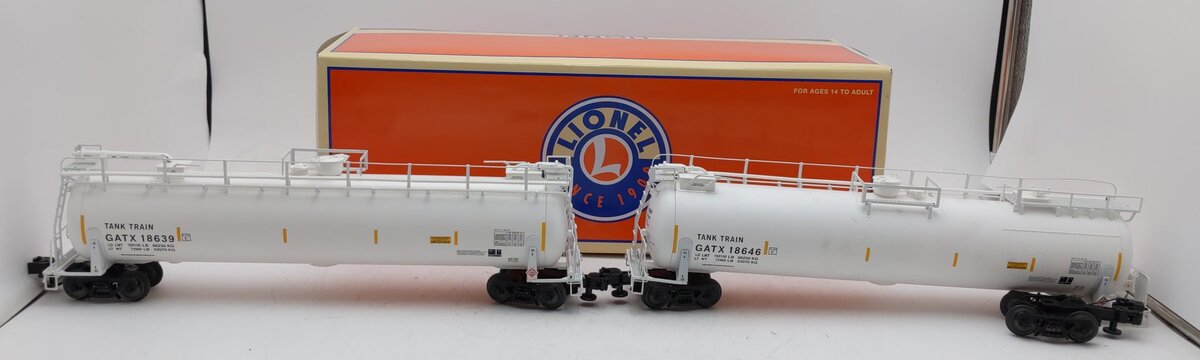 Lionel 6-85108 O TankTrain with End of Traine Device #18639/18646 (Set of 2) VG/Box