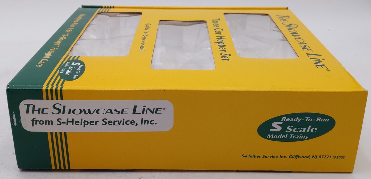 S-Helper 00766 S Scale Chesapeake & Ohio 2-Bay Hopper 3-Car Set LN/Box