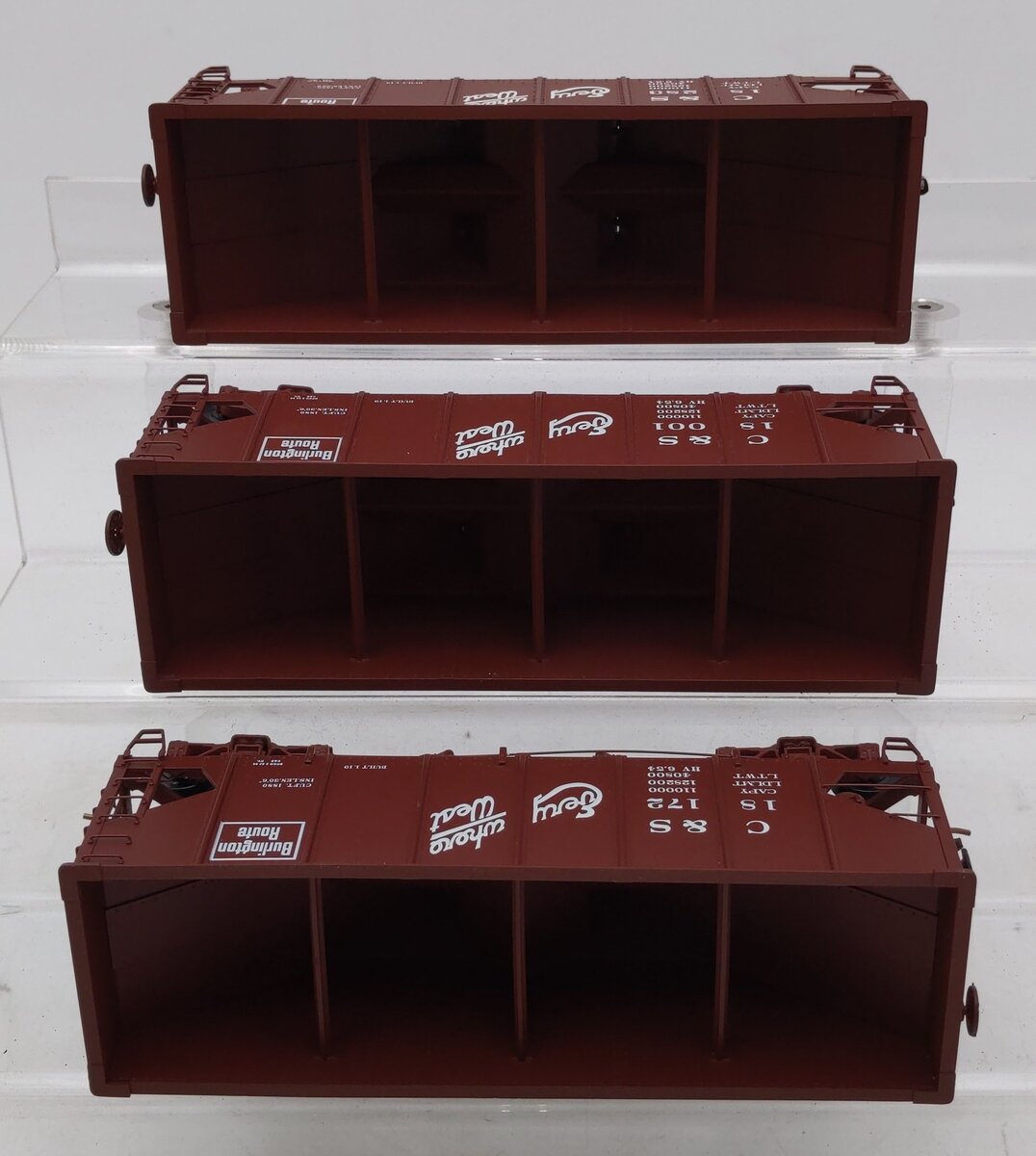 S-Helper 01182 S Scale C&S 3-Bay Hopper Set (Set of 3) LN/Box