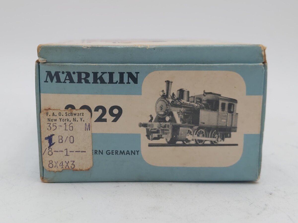 Marklin 3029 HO Gauge 0-6-0 Steam Tank Locomotive #3029 EX/Box