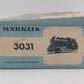 Marklin 3031 HO Scale DB 0-8-0 Steam Tank Locomotive #81004 EX/Box