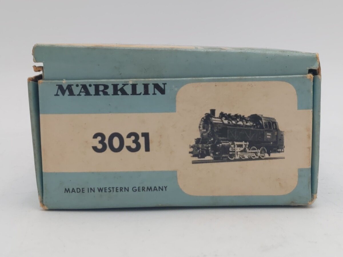 Marklin 3031 HO Scale DB 0-8-0 Steam Tank Locomotive #81004 EX/Box