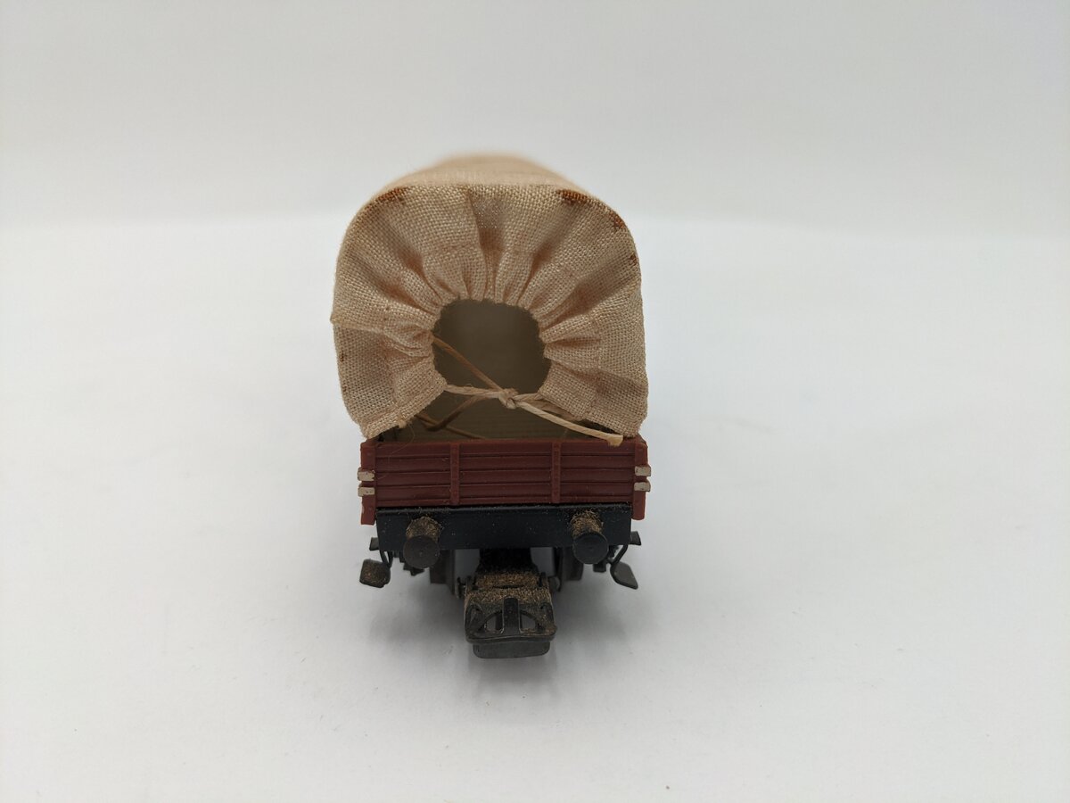 Marklin 393C Vintage HO Scale Cloth Covered Low Sided Wagon VG
