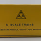 American Models 5009 S Gauge D&RGW ACF 50ft Rib-Sided Boxcar #61575 (Hi-Rail) EX/Box