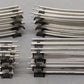 Lionel O Gauge Straight & Curved Track Sections #65501,65500,65504,65505 [18] EX