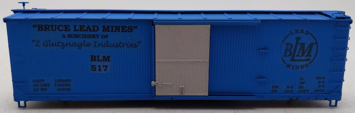 S-Helper S Gauge Bruce Lead Mines Custom Painted Boxcar #517/Box