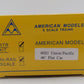 American Models 6021 S Scale Union Pacific Flat Car #56863 EX/Box