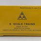 American Models 6021 S Scale Union Pacific Flat Car #56863 EX/Box