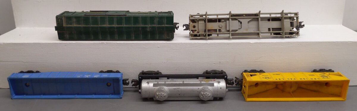 Lionel Vintage O Gauge Freight Cars: 6465, 3356, 336155, 6176, 6162 [5] VG