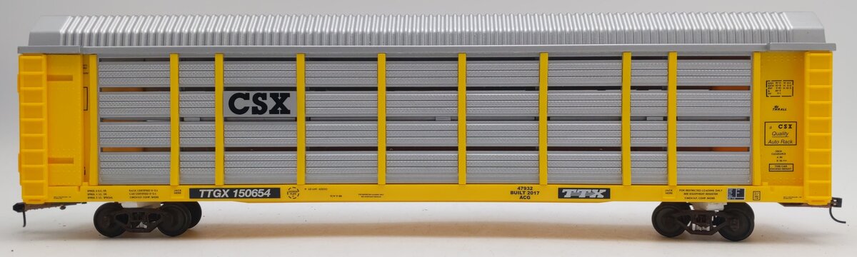 American Flyer 6-47932 S CSX Auto Carrier #TTGX 150654 LN/Box