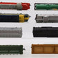 Mantua & Assorted HO Scale Locomotives & Freight Cars [8] VG