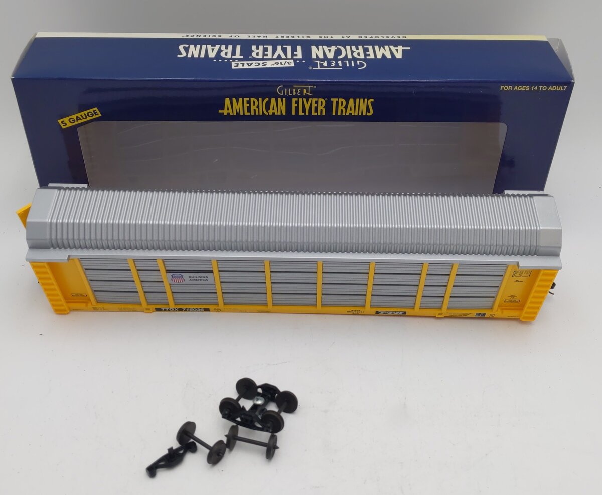 American Flyer 6-47928 S Union Pacific Auto Carrier #ETTX 715036 EX/Box