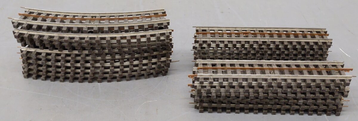 Lionel Vintage Super O Curved & Straight Track Sections #31/#32 [21] VG