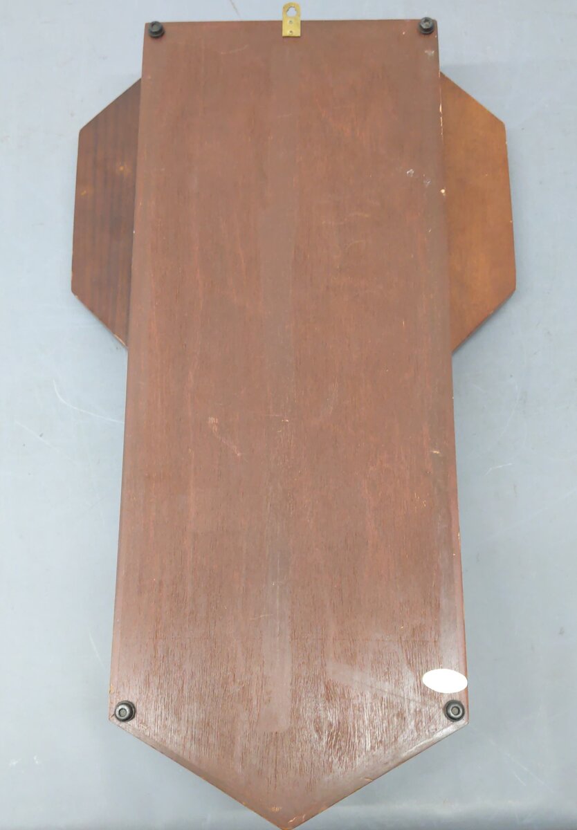 Waltham 31-Day Chime Schoolhouse Wood Regulator Wall Clock with Pendulum And Key EX