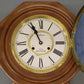 Waltham 31-Day Chime Schoolhouse Wood Regulator Wall Clock with Pendulum And Key EX