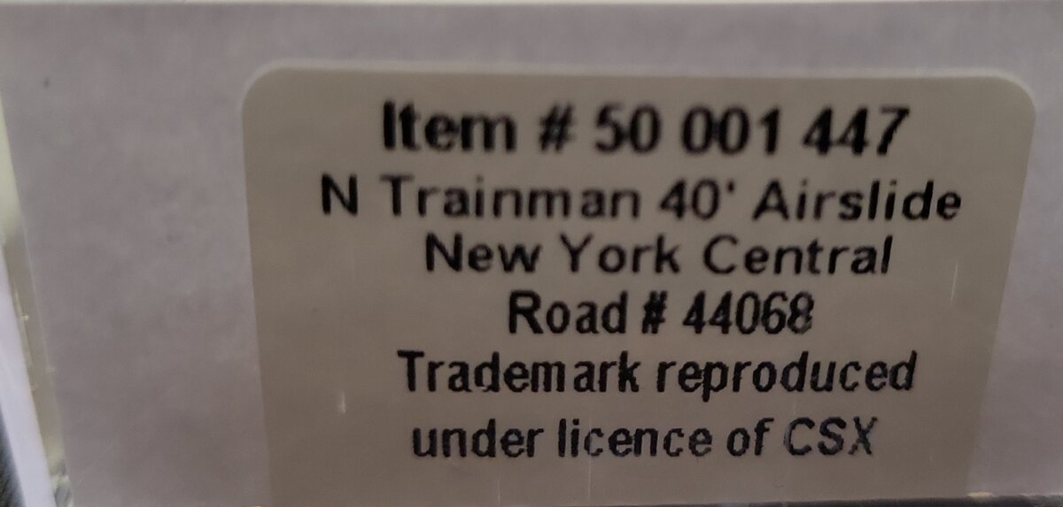 Atlas 50001447 N Trainman GATX Airslide Hopper, NYC #44068