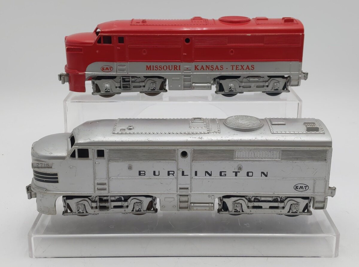 KMT Vintage O Gauge Dummy Diesel Locomotives: 2716, 2716 [2] VG
