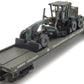MTH 20-98380 O Gauge US Army Flatcar w/ Road Grader #4850623 LN
