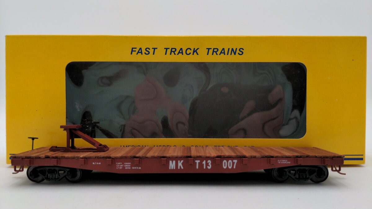 American Models S Scale MKT Flat Car AFSGSLA 2007 EX/Box