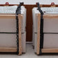 S-Helper S Gauge Custom Painted Bruce Lead Mines Flatcar #2138 w/ Lumber Load/Box
