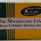 S-Helper S Gauge Custom Painted Bruce Lead Mines Flatcar #2138 w/ Lumber Load/Box