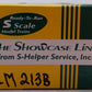 S-Helper S Gauge Custom Painted Bruce Lead Mines Flatcar #2138 w/ Lumber Load/Box
