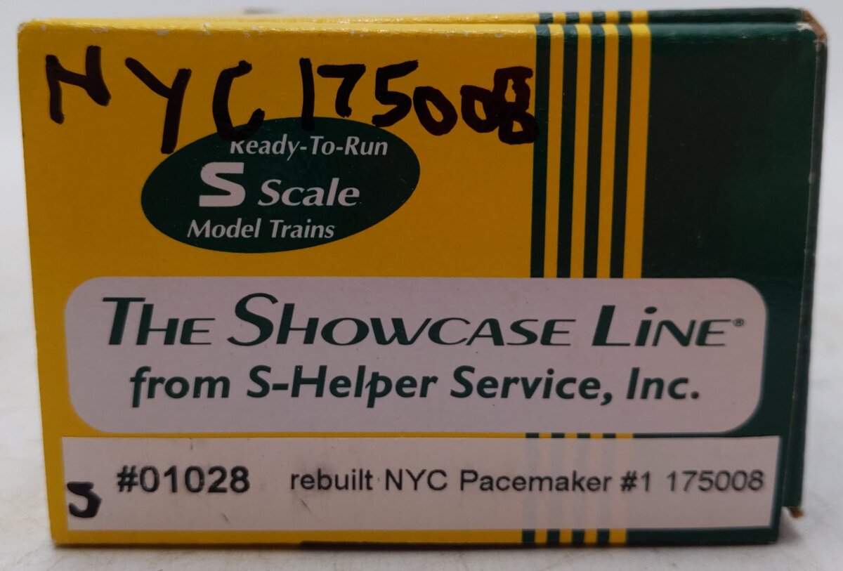 S-Helper 01028 S New York Central Pacemaker 40' Steel Rebuilt Boxcar #75008 LN/Box