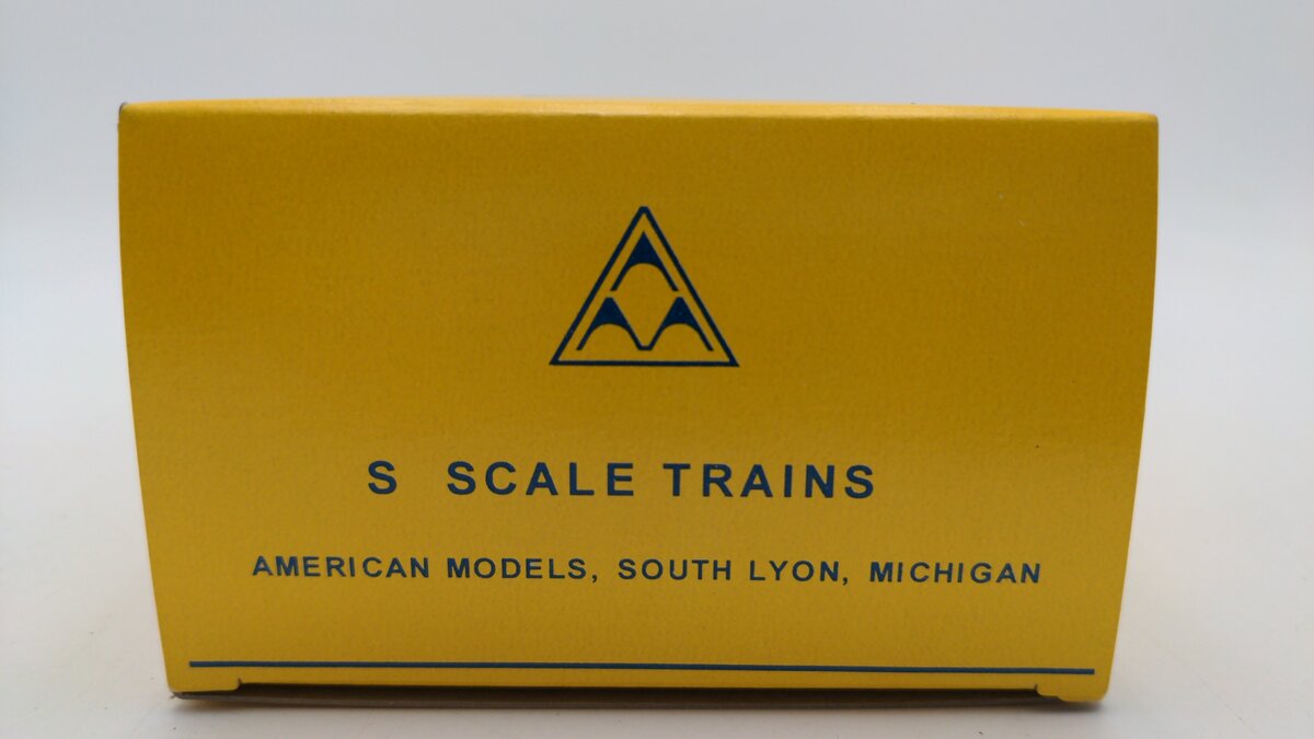 American Models 6008 S Scale Canadian Pacific Flat Car #34383 EX/Box