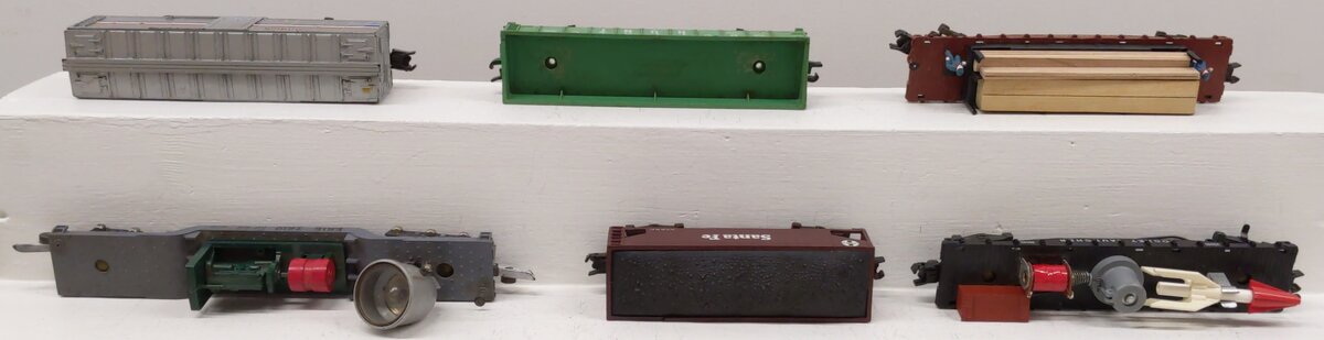 American Flyer Vintage S Gauge Freight Cars #971,26138,7210,25045 [6] VG