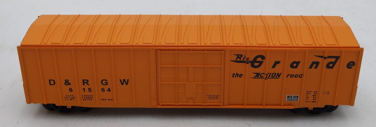 American Models 5009 S Gauge D&RGW ACF 50ft Rib-Sided Boxcar #61564 LN/Box