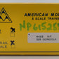 American Models 4422 S Scale Northern Pacific Gondola #615255 EX/Box