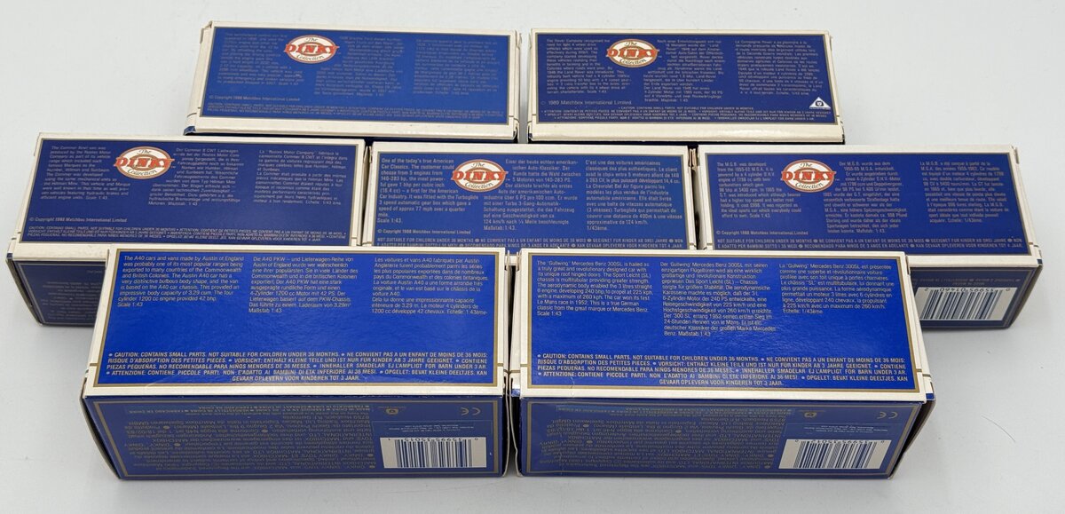 Matchbox 1:43 Scale Diecast Assorted The Dinky Collection Vehicles [7] LN/Box