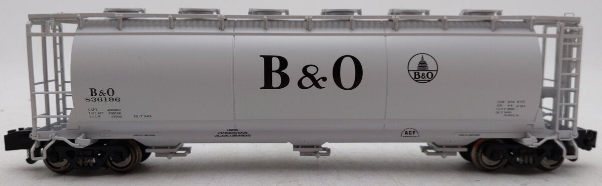 American Flyer 1919332 S Gauge Baltimore & Ohio Cylindrical Hopper #836196 EX/Box