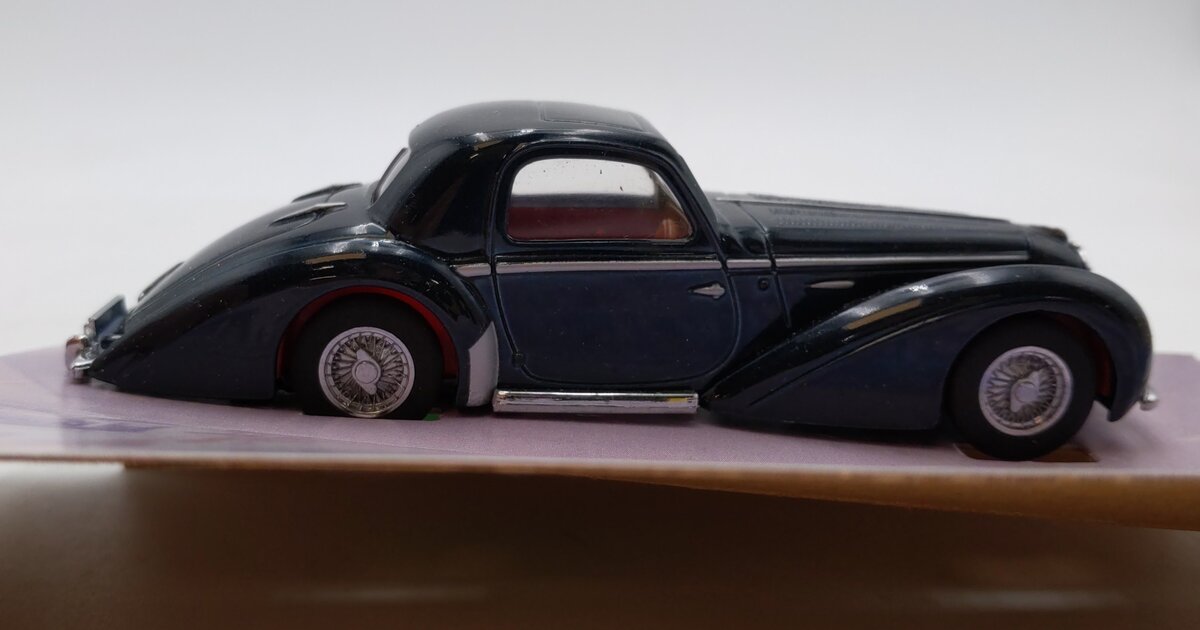 Matchbox DY-14 The Dinky Collection 1:43 Scale Delahyne 145 Dark Navy Blue LN/Box