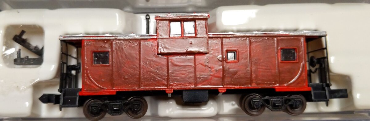 Atlas 30200 N Extended Vision Caboose- Custom Painted/Box
