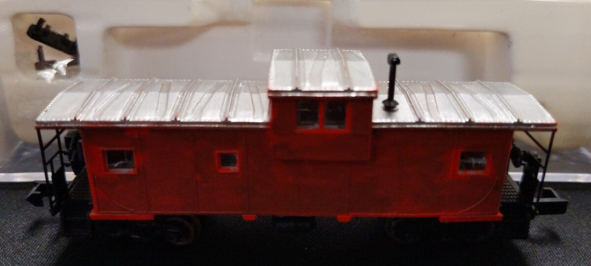 Atlas 30200 N Extended Vision Caboose- Custom Painted/Box