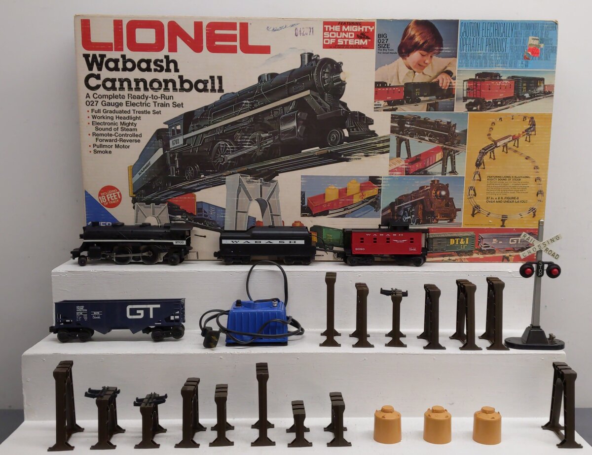 Lionel 6-1762 O Gauge Wabash Cannonball Set EX/Box