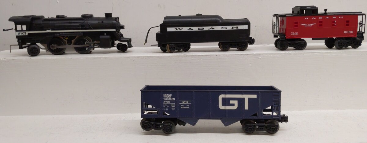 Lionel 6-1762 O Gauge Wabash Cannonball Set EX/Box