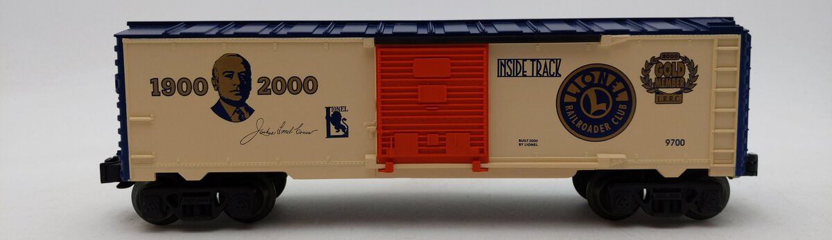 Lionel 6-19991 O Gauge LRRC Gold Member Box Car LN/Box